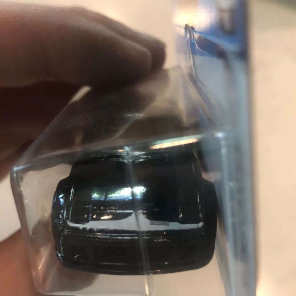 Black Mazda RX-7 Police Car